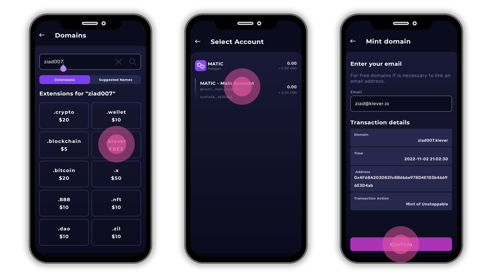 how-to-claim-a-free-or-paid-unstoppable-domain-inside-k5-wallet
