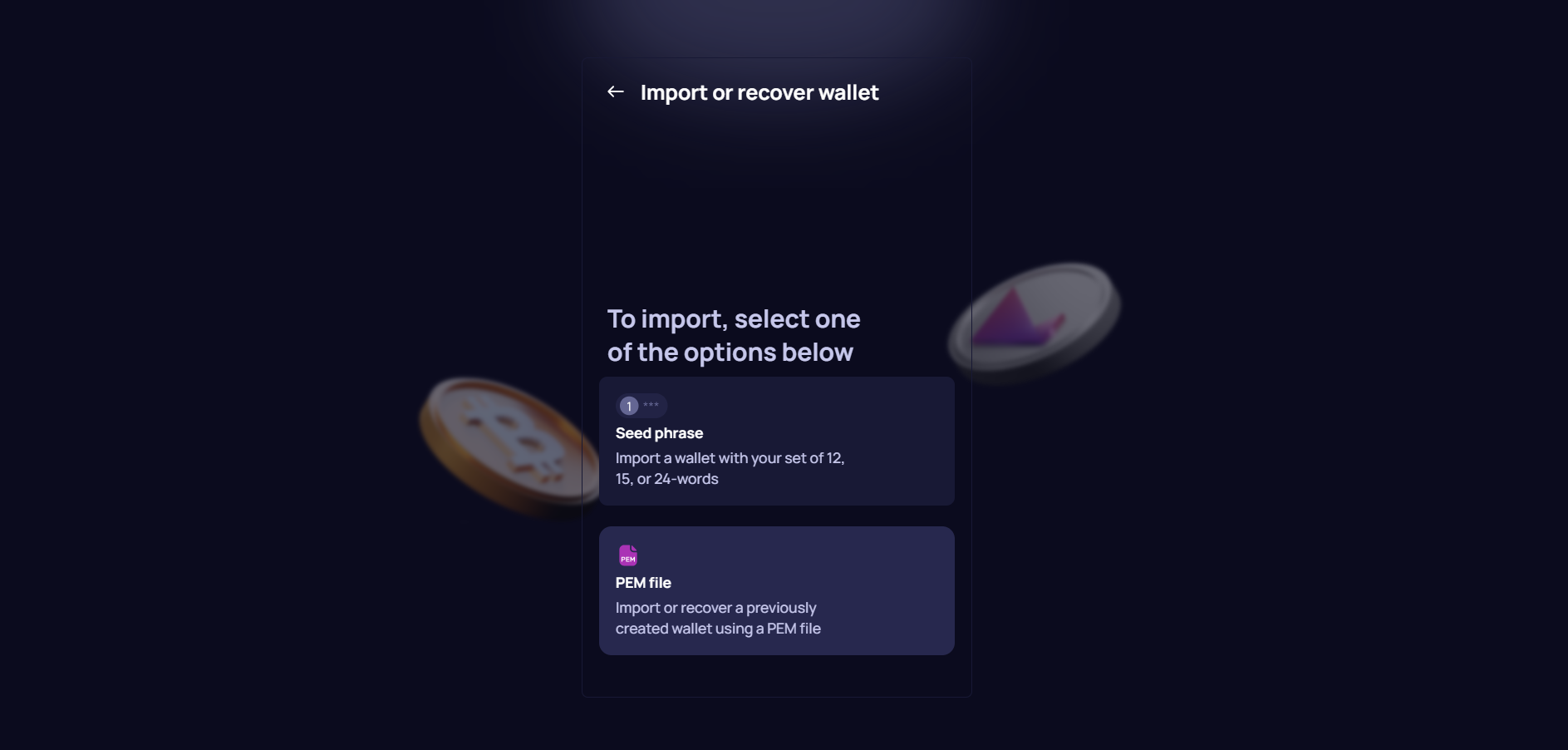 How to restore your wallet on Klever Extension – Klever Support